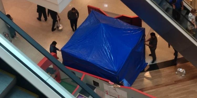 Morre um dos funcionários que caiu de plataforma em shopping de Belém, Pará