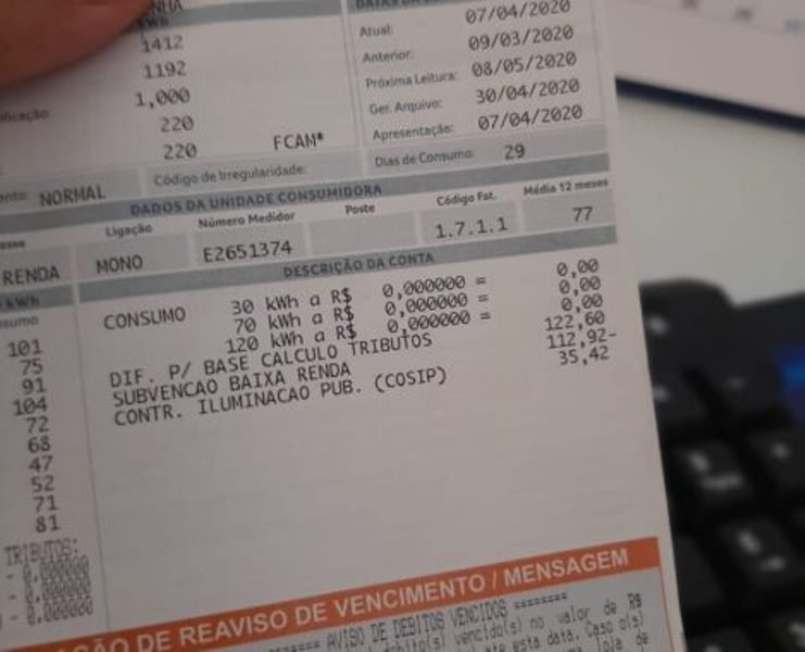 Tarifa Social garante economia na conta de energia