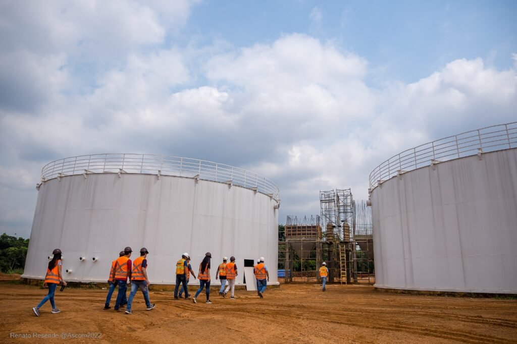 Alunos da Ufra visitam obra do PROSAP