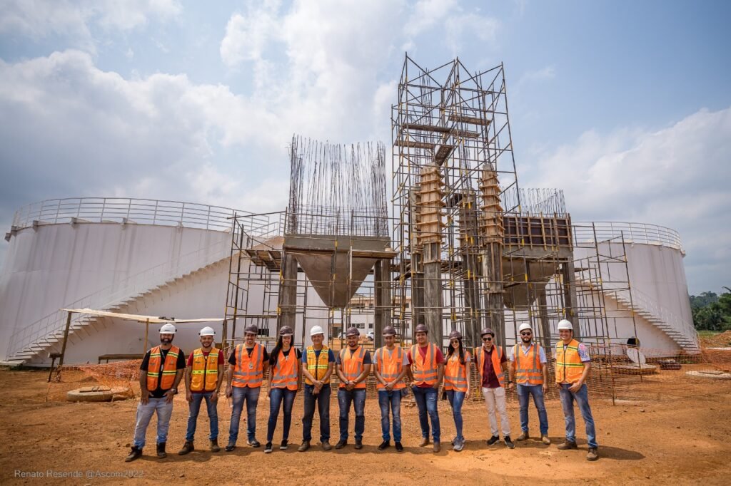 Alunos da Ufra visitam obra do PROSAP