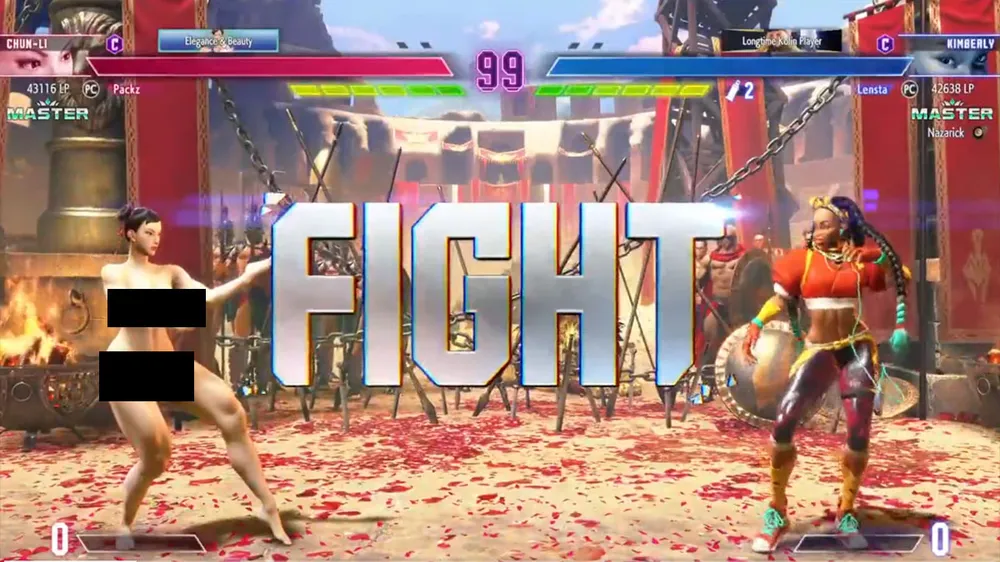 Campeonato online de Street Fighter 6 é interrompido por Chun-Li pelada