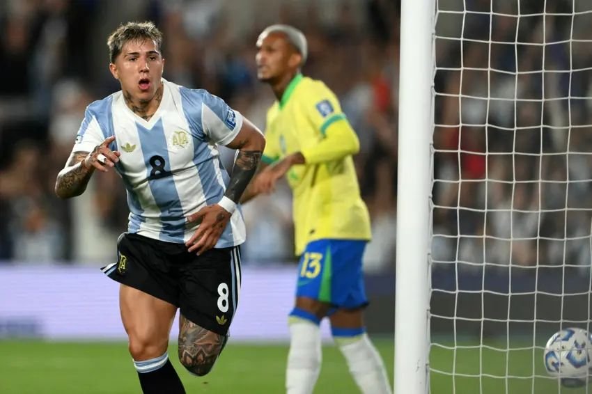 Argentina domina Brasil em goleada histórica nas Eliminatórias