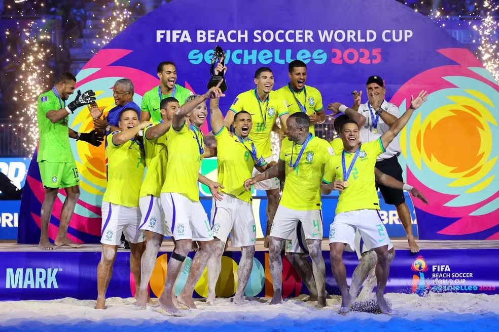 Brasil é heptacampeão da Copa de Futebol de Areia