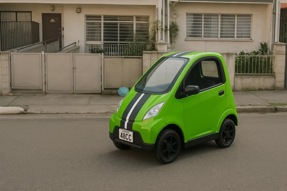 Nanico P50: menor carro do mundo criado no Brasil