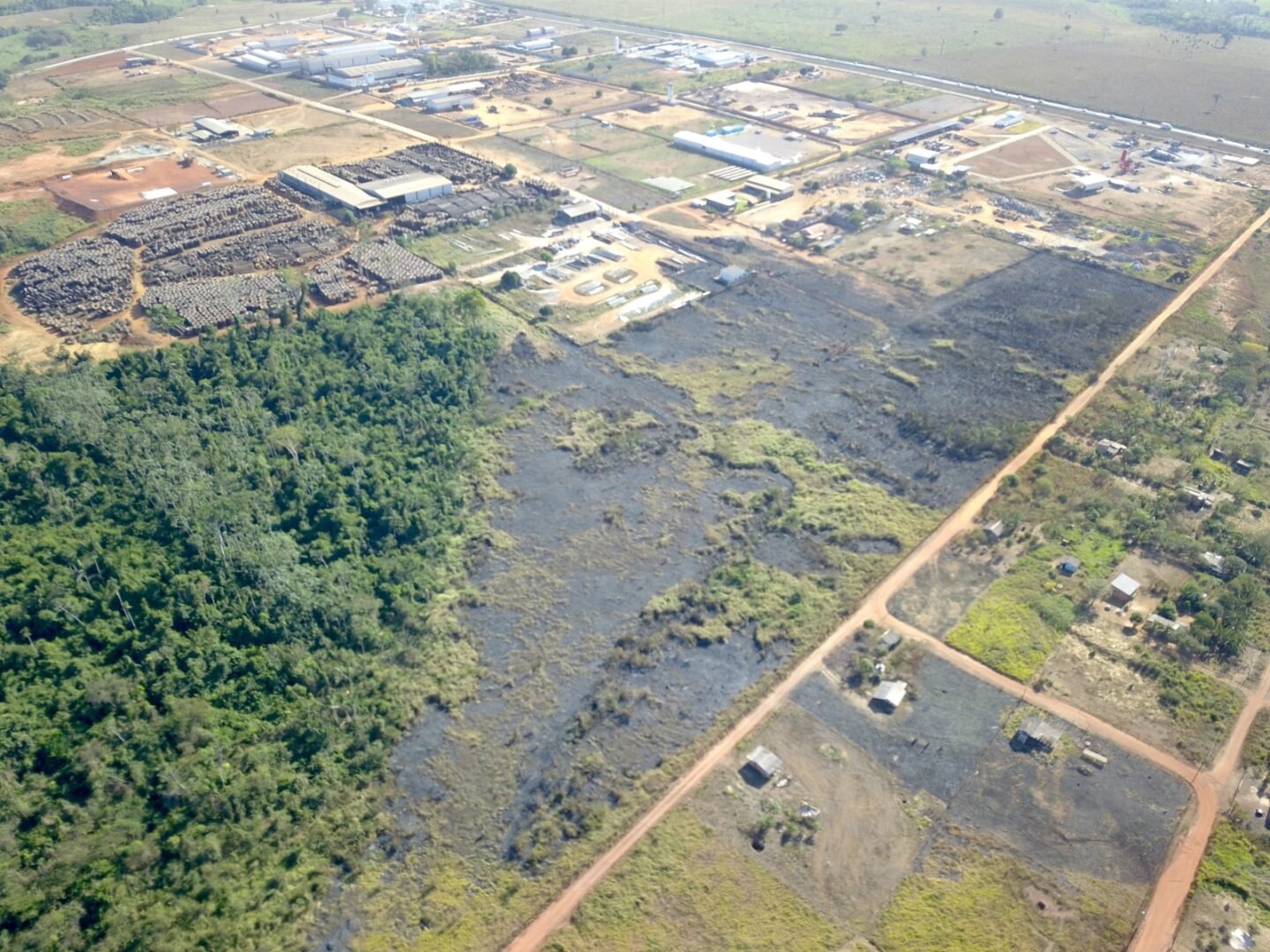 Incêndio em Parauapebas mobiliza força-tarefa