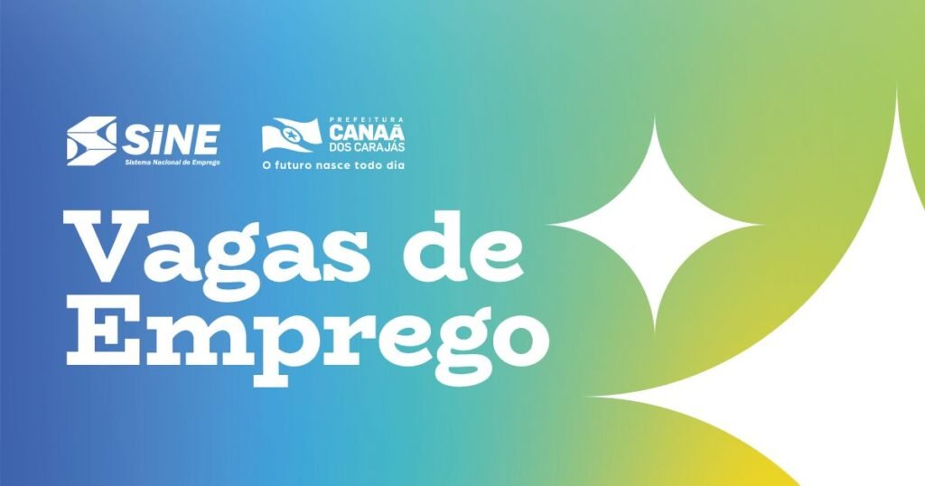Vagas de emprego no Sine Canaã dos Carajás hoje 16-09