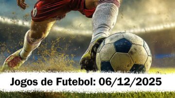 Jogos de Futebol Hoje – Sábado: 06-12-25 – Palpites