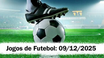 Jogos desta Terça-feira: 09-12-2025 – palpites e transmissão
