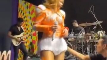 Joelma enfrenta momento de desrespeito durante show em Belém